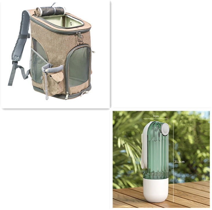 2-in-1-Wasser und Futterbecher für Hunde