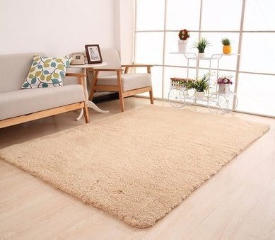 Flauschiger Wohnzimmer Teppich