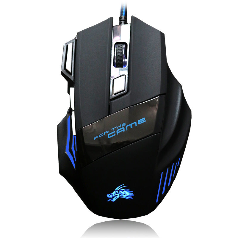 7-Taste Bunte Glowing USB Gaming Maus