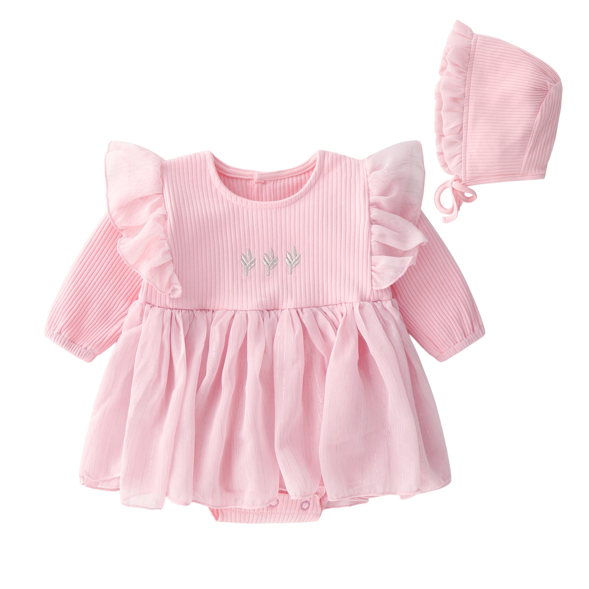 Flauschiges Baby-Prinzessinnenkleid