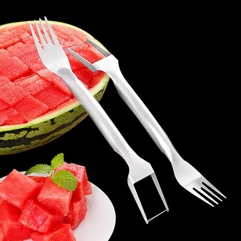 2-in-1-Wassermelonen-Gabelschneider