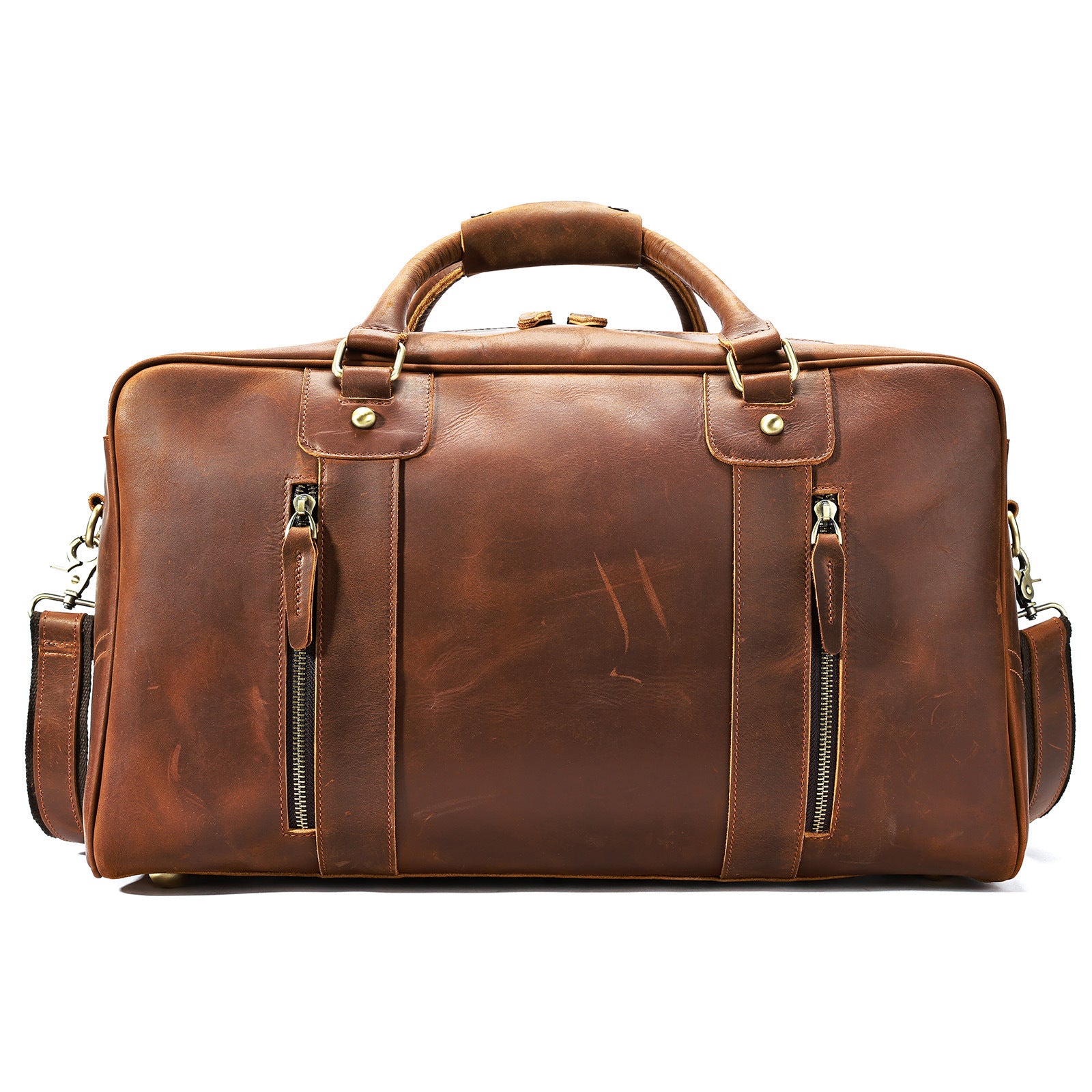 Kurzstrecken Reiseledertasche Herren