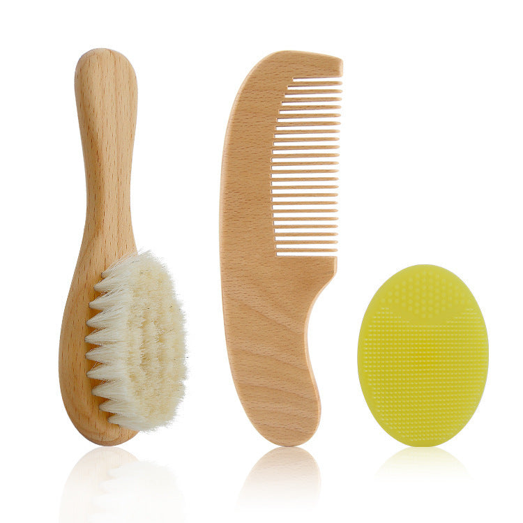 Baby Wollbürsten-Set