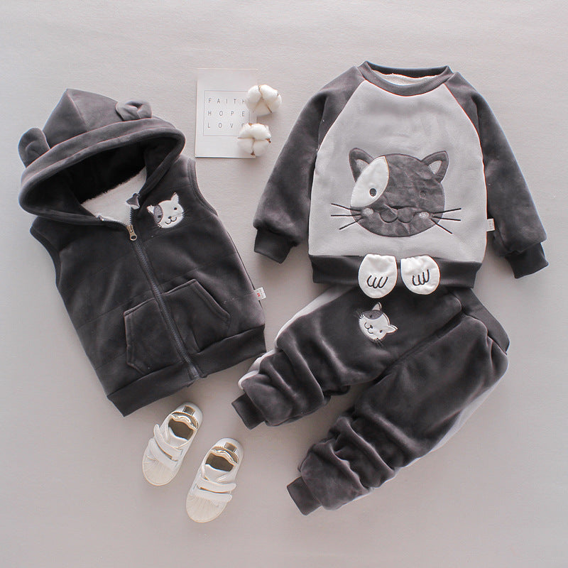 Dreiteilige Baby Bekleidung