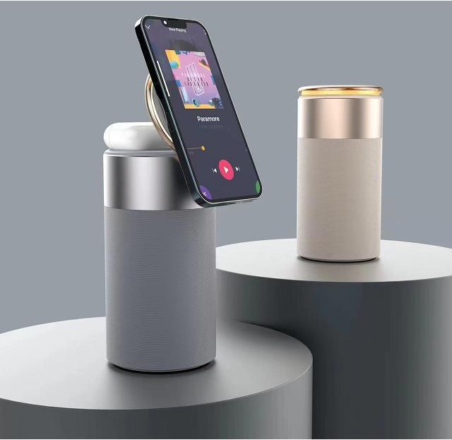 3 In 1 Multifunktions-IPhone und AirPods Ladegerät und Lautsprecher