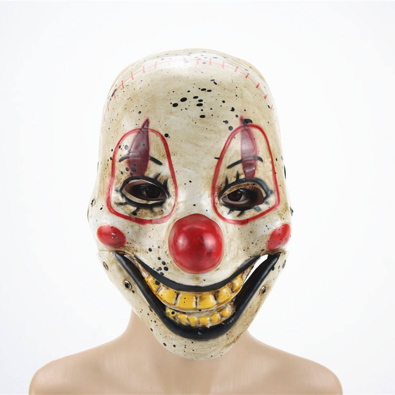 Gruselige Halloween-Clownmaske