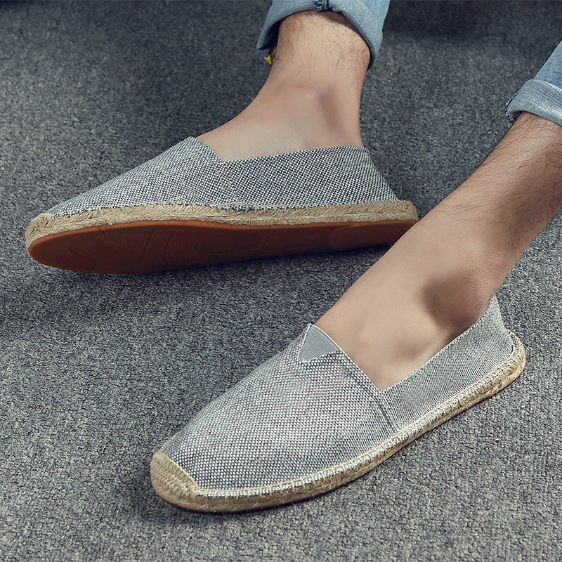 Sommer Leinen Schuhe Herren