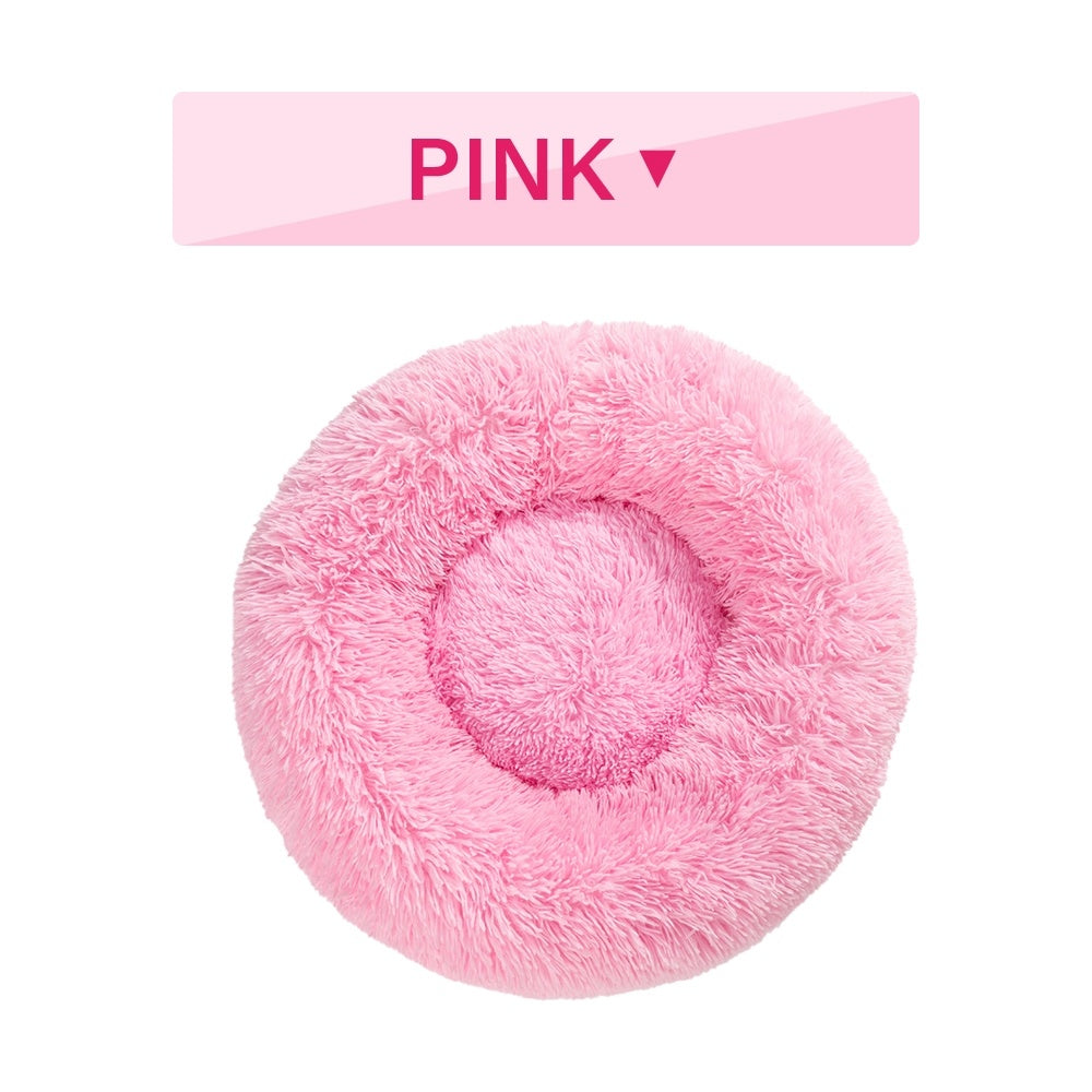 Flauschiges Donut-Hundebett
