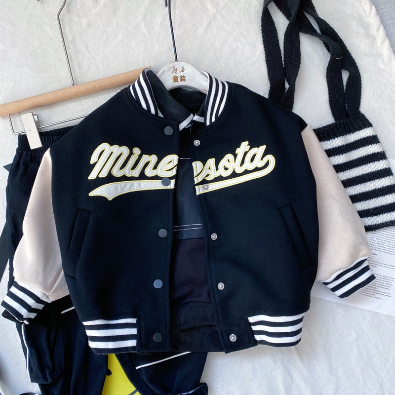 Kinder Baseball-Uniform Jacke