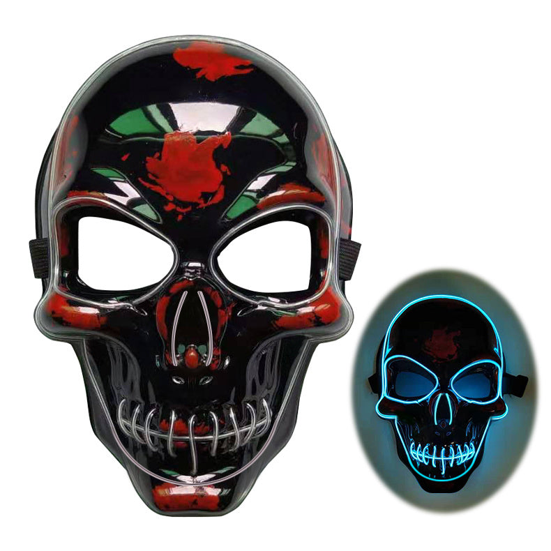 Halloween Skelettmaske LED