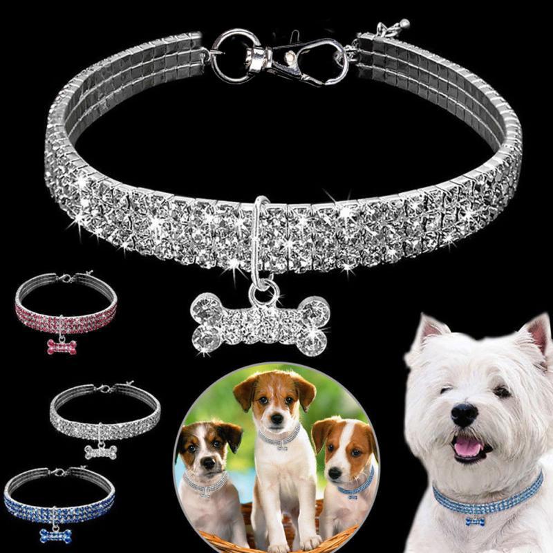 Bling Strass Hundehalsband