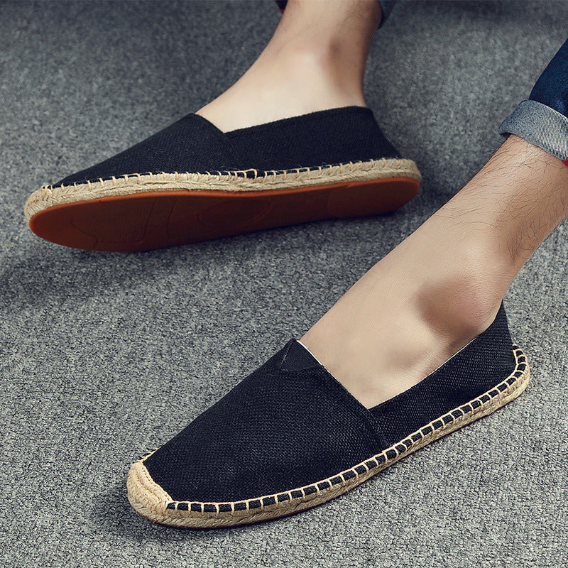 Sommer Leinen Schuhe Herren