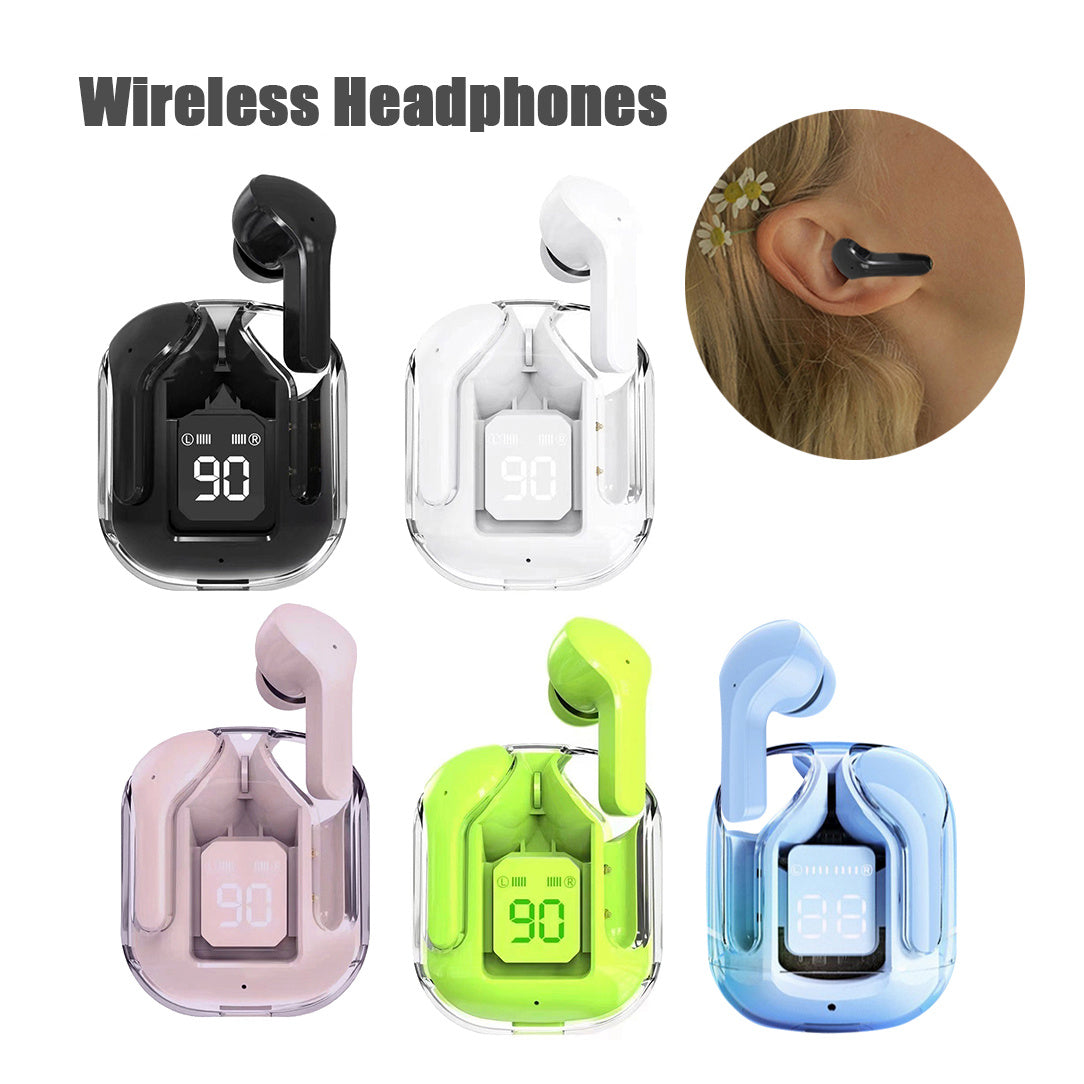 Transparente Bluetooth-Kopfhörer