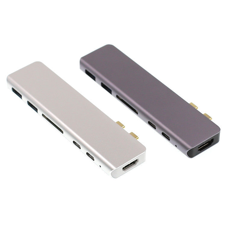 Typ-c Dual C 4k ist Geeignet Für Laptop 7-in-1 HDMI Konverter