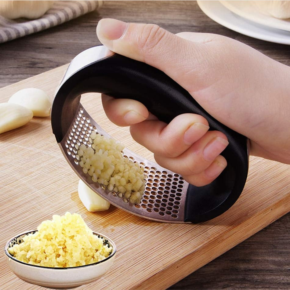 Edelstahl Knoblauch Stampfer