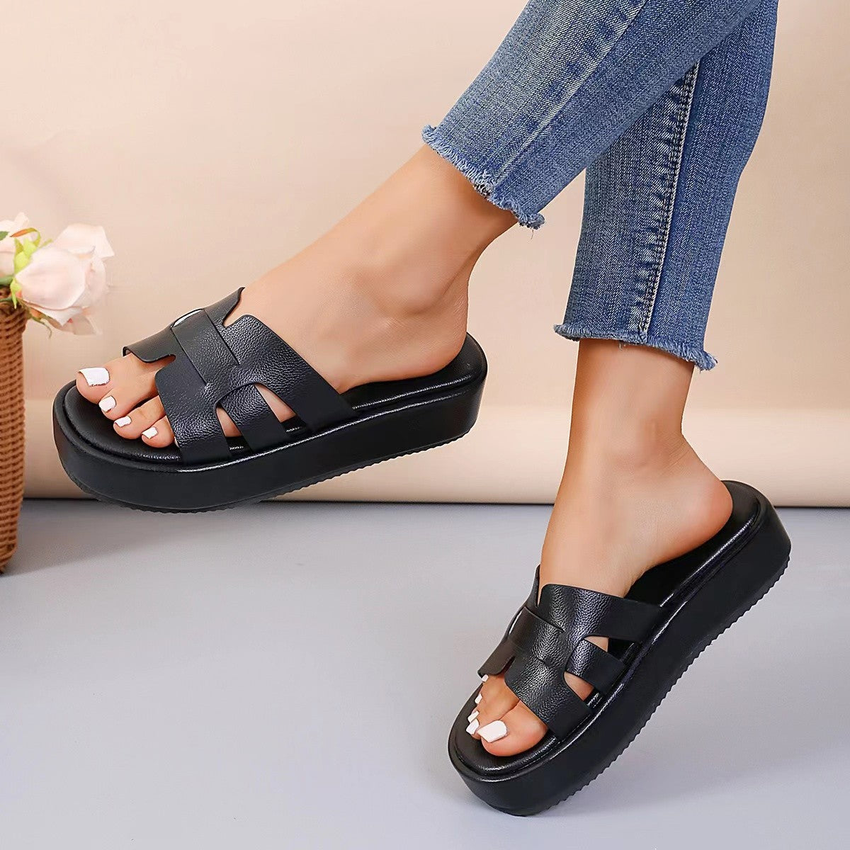 Lässige Damensandalen Livello