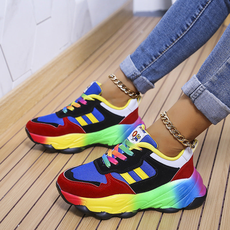 Farbige Fashion Sneakers für Frauen