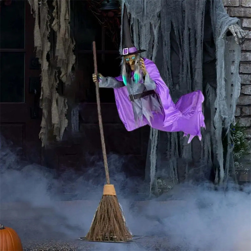 Halloween fliegende Hexe Dekoration