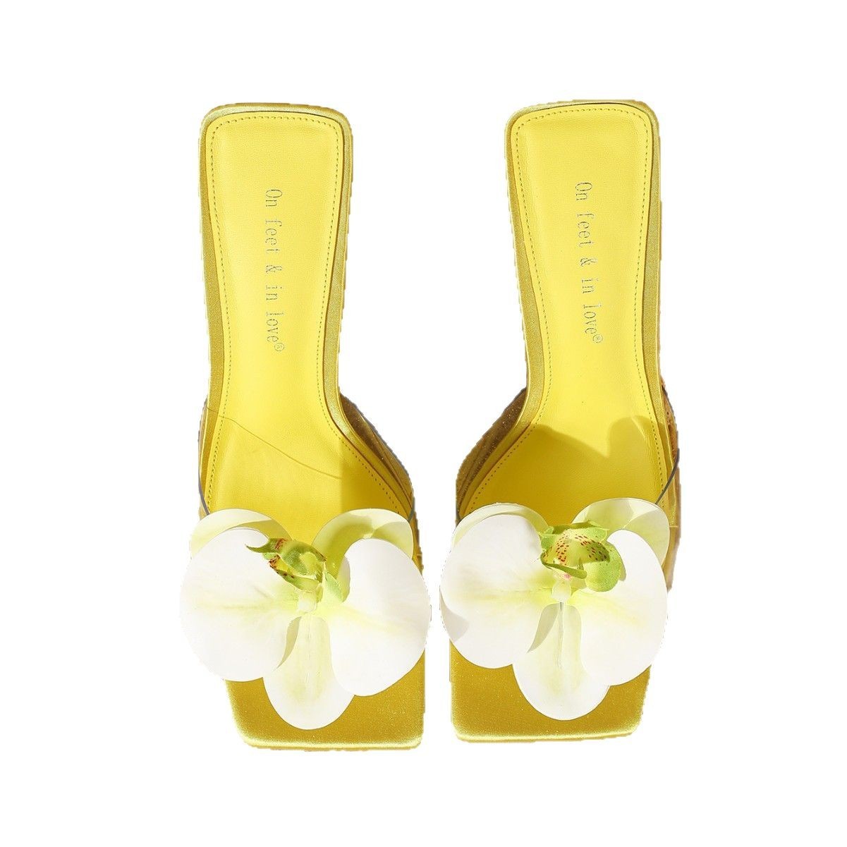 High Heels mit Blumen