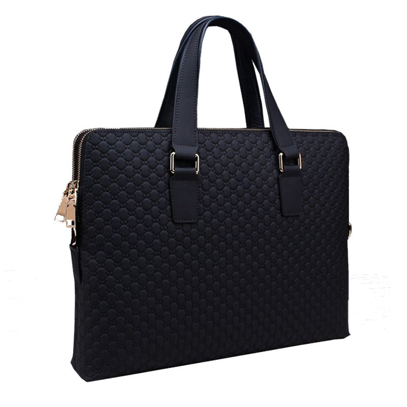 Herren Leder Business 14 Zoll Handtasche - Computer Tasche