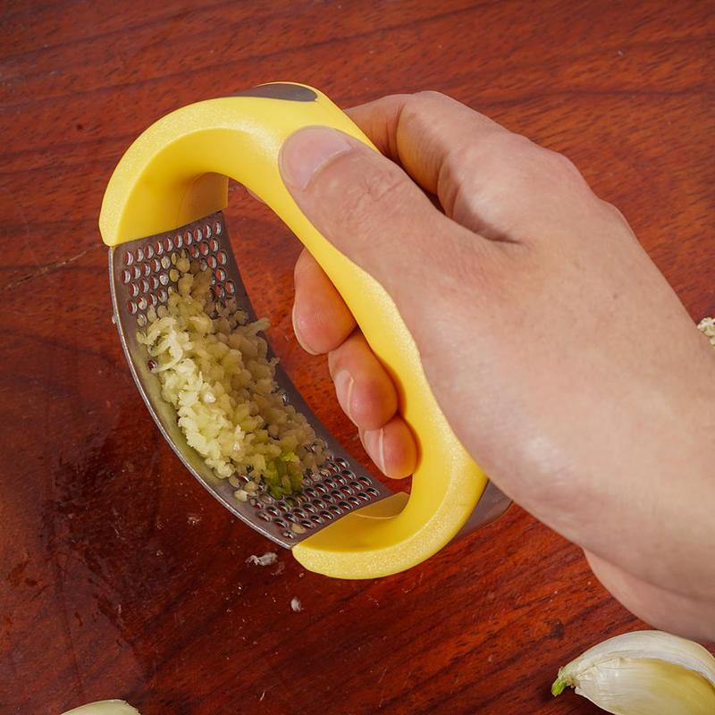 Edelstahl Knoblauch Stampfer