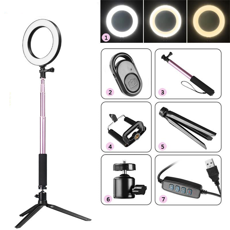 Handy Stativ Haltung mit LED Ringlicht
