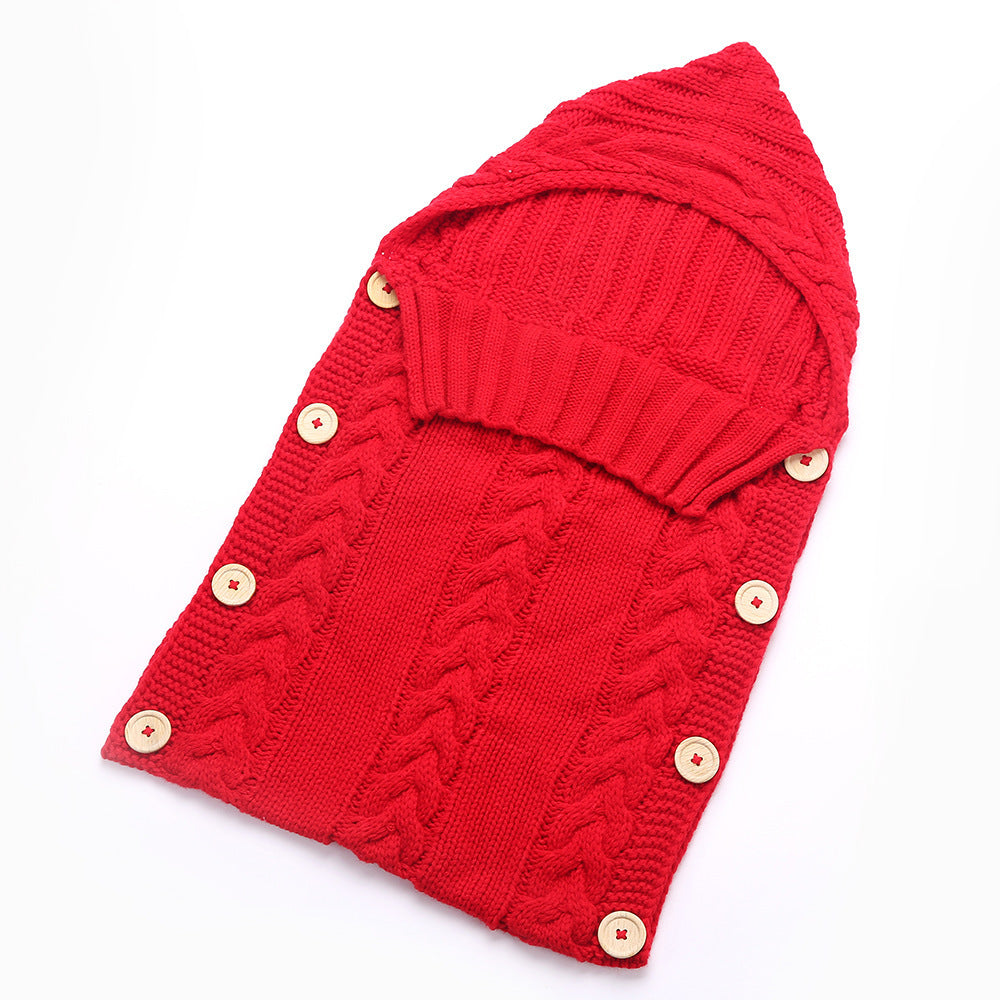 Gestrickter Babyschlafsack