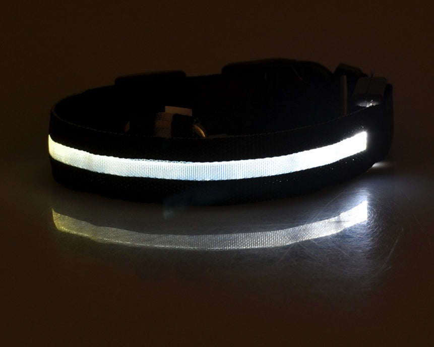 Nylon LED Leuchthalsband für Hunde und Katzen