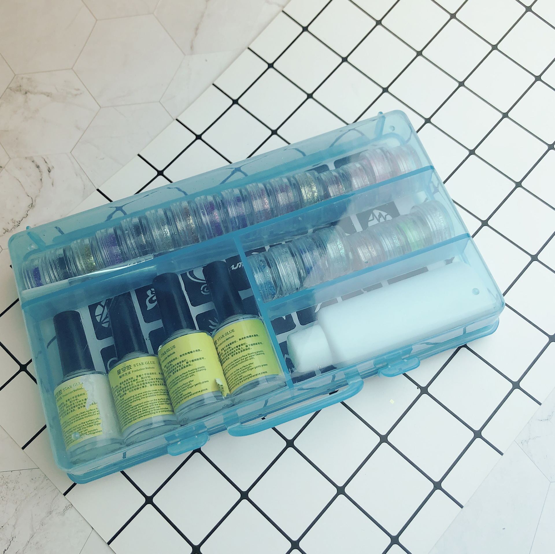 Fantasy Goldpulver Tattoopasten Set