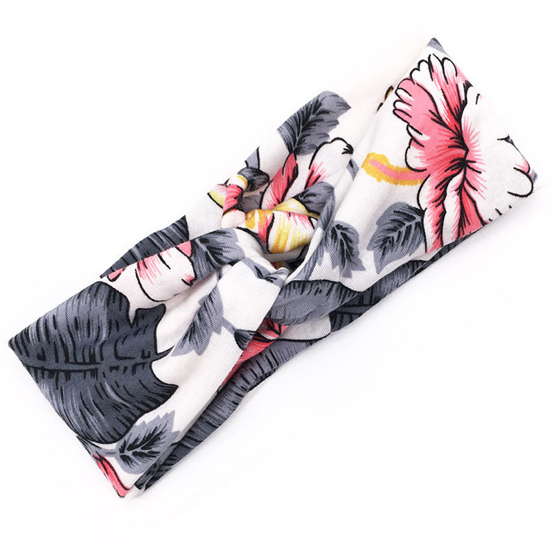 Haarband mit Blumenmuster