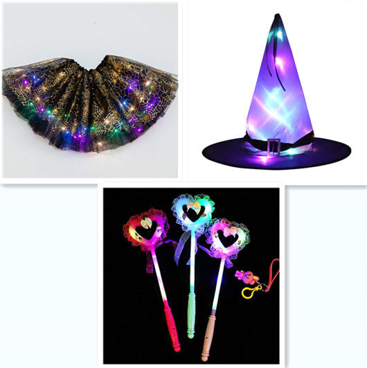 Magischer und leuchtender LED-Prinzessin-Rock
