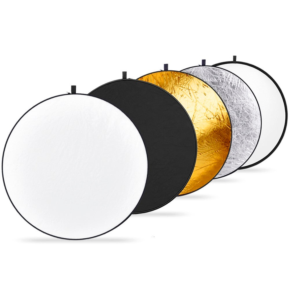 K&F CONCEPT 80cm/32" Fotografie Zusammenklappbarer Lichtreflektor 5-in-1
