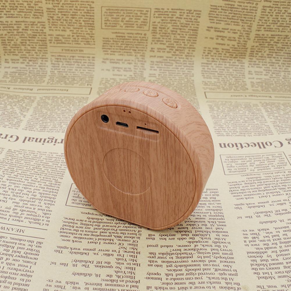 Mini Holz Bluetooth Lautsprecher mit Wireless und AUX Unterstützung