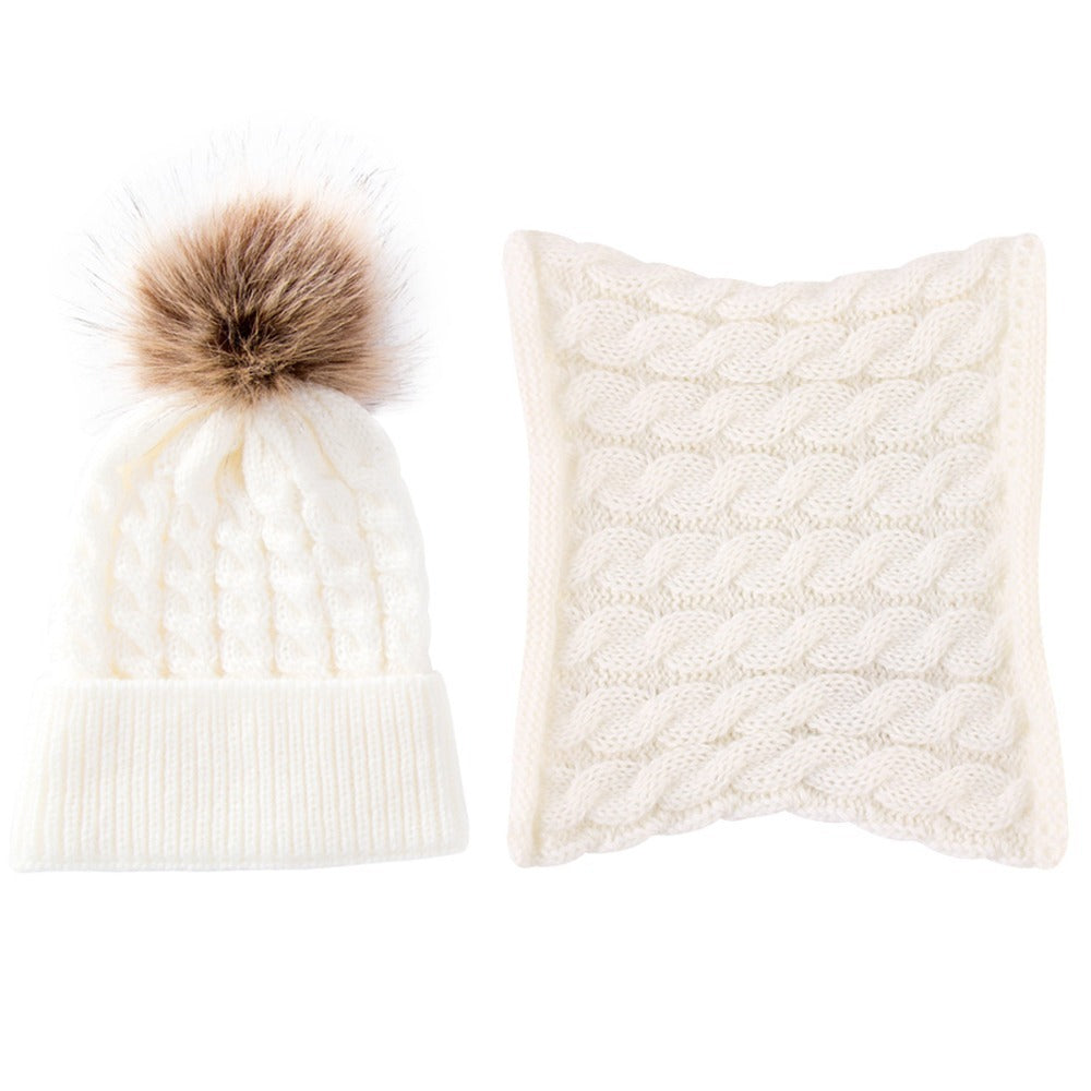 Baby Wintermütze + Schal Set