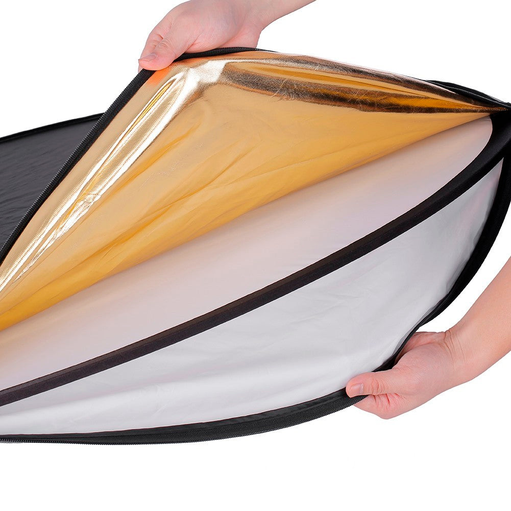 K&F CONCEPT 80cm/32" Fotografie Zusammenklappbarer Lichtreflektor 5-in-1