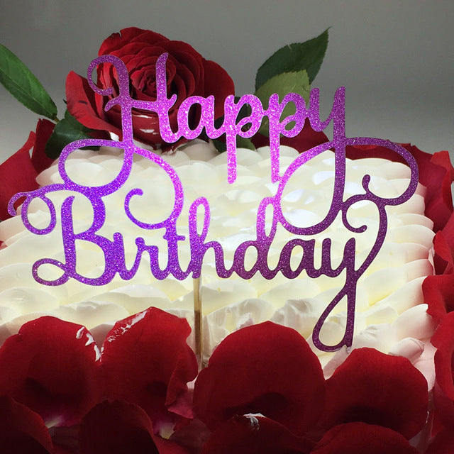 Happy Birthday Tortenflagge