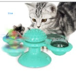 Rotierende Windmühle für Katzen, Multifunktionsspielzeug, Juckreiz, Kratzgerät, Zähne glänzend