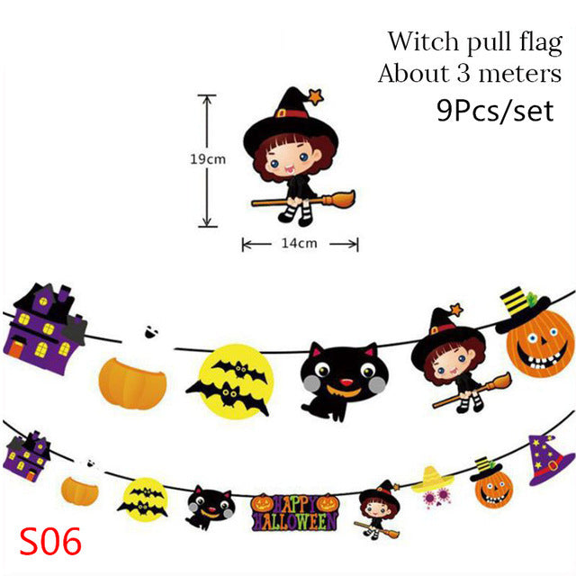 Halloween-Wimpelkette