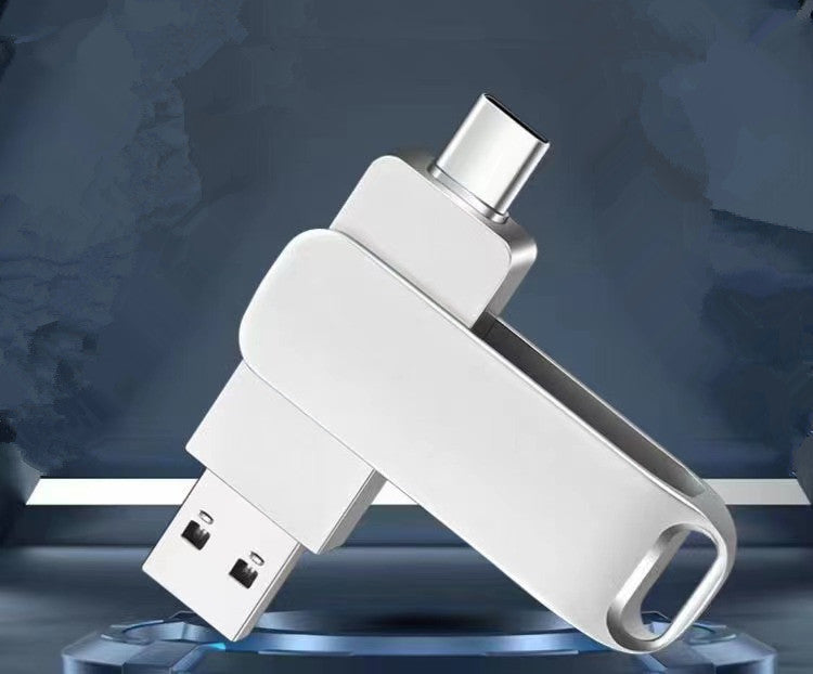 Rotierenden Metall USB und USB-C Stick