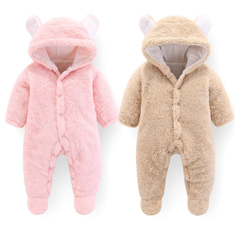 Flauschiges Baby Overall
