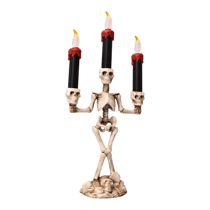 Halloween Kerzen Skelette Dekoration