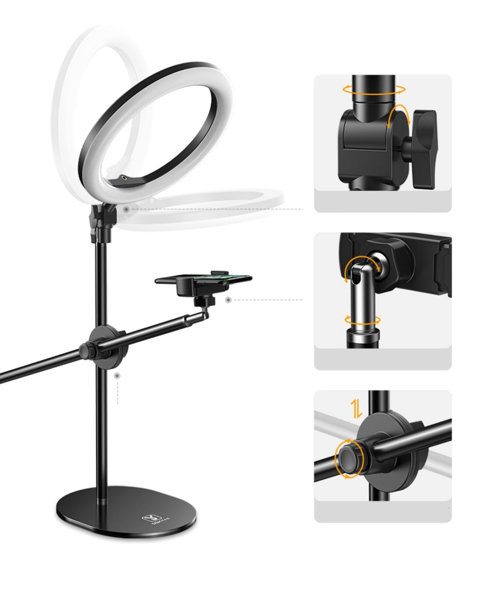 Handy Halterung mit integriertem LED Licht