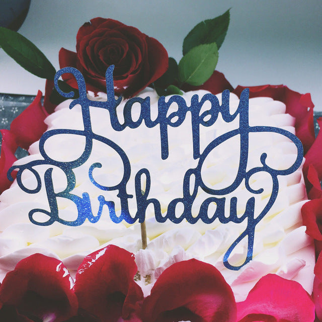 Happy Birthday Tortenflagge