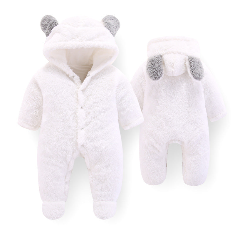 Flauschiges Baby Overall