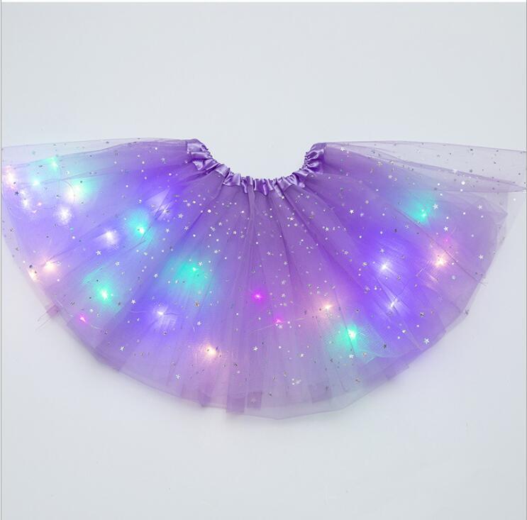Magischer und leuchtender LED-Prinzessin-Rock