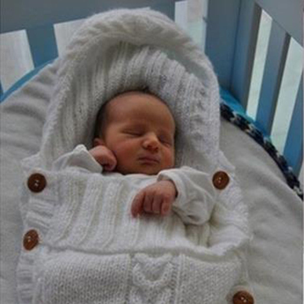 Gestrickter Babyschlafsack
