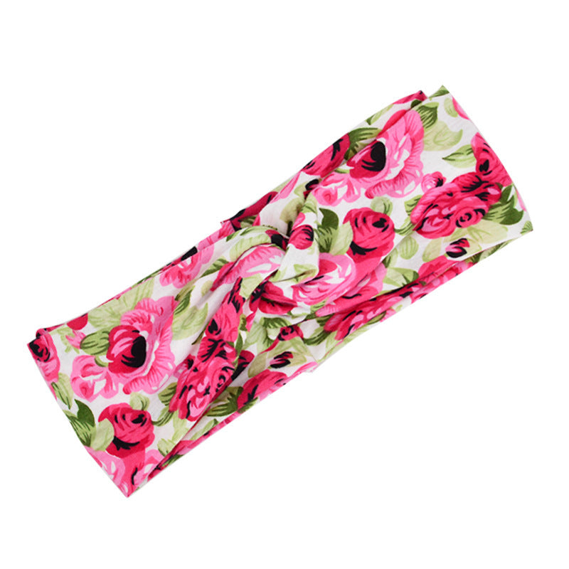 Haarband mit Blumenmuster