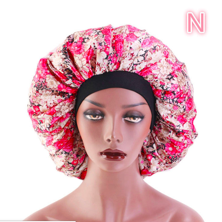 Seide Bonnet Schlaf Nachtmütze