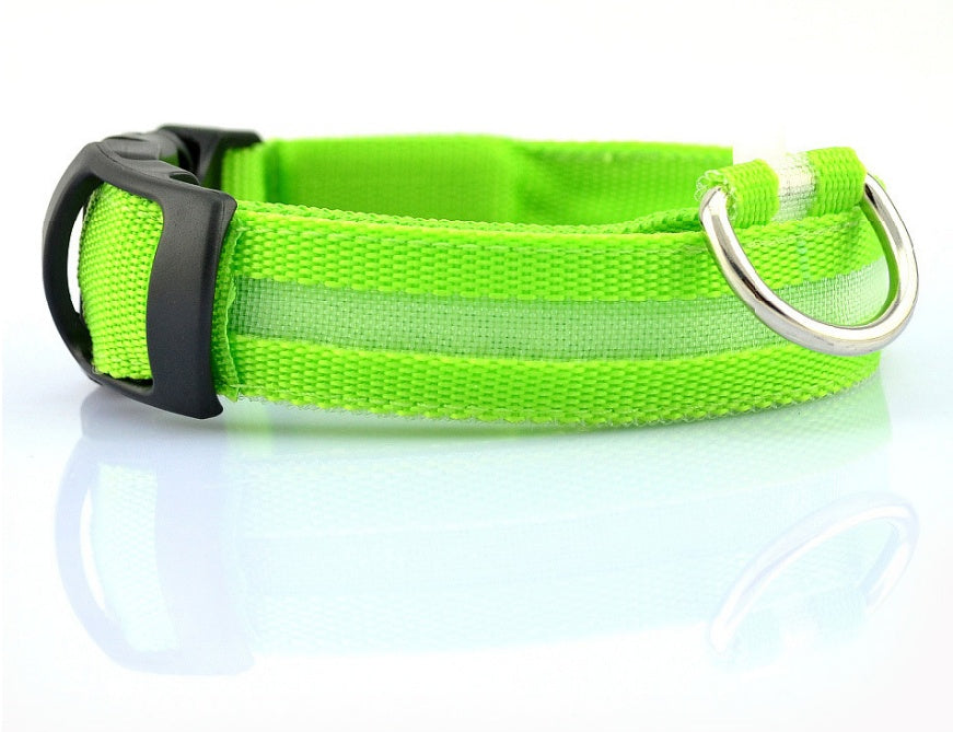 Nylon LED Leuchthalsband für Hunde und Katzen