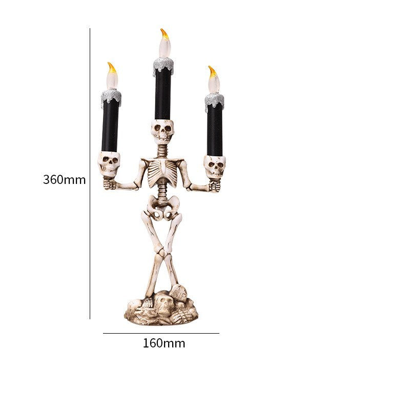 Halloween Kerzen Skelette Dekoration